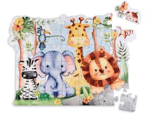 wholesale children's jungle puzzle 40 pieces