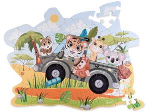 ingrosso safari puzzle animali bimbi