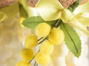 Mimosa artificial decorativo