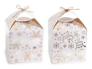 Christmas bow gold boxes wholesaler