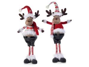 Venta al por mayor decoración navideña de renos.