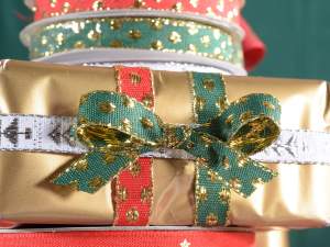 wholesale glitter Christmas ribbons