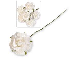 Vente en gros roses blanches