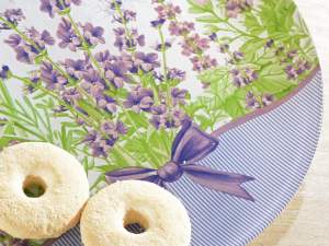 Wholesale lavender glass plate