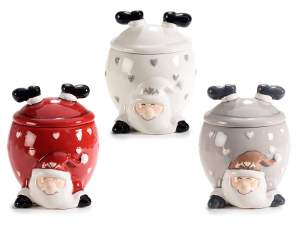 Wholesale ceramic jar Santa Claus