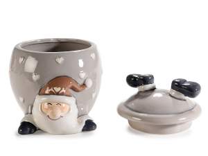 Wholesale ceramic jar Santa Claus