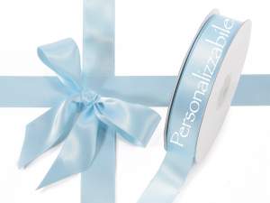Personalized li8ght blue ribbon
