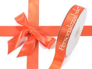 Personalized orange flame ribbon