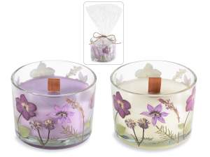 wholesaler of glass candles, perfume jar, flowers