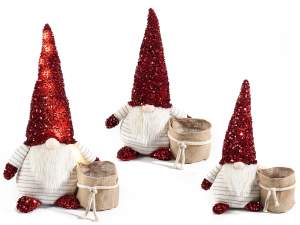 Großhandel Gnome Weihnachtsvasenhalter