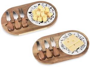 Ingrosso set formaggio con coltelli