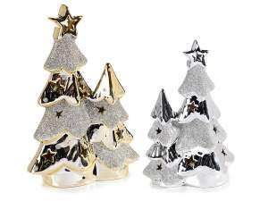 Wholesale luminous porcelain Christmas tree