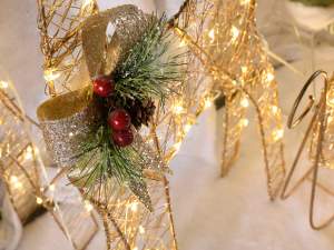 Reindeer sleigh christmas led lights wholesalers
