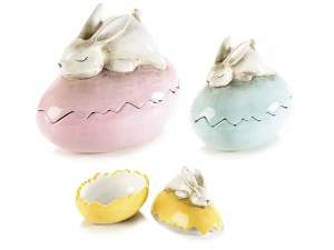 Wholesale ceramic rabbit egg jars