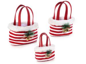 Wholesale Christmas fabric handbags