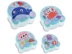 wholesale children's lunch box with fish animals