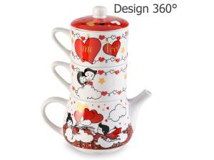 wholesale teapot love lovers set