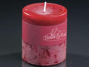 Red cylindrical candles