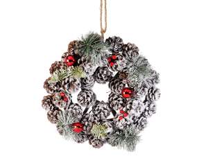 wholesaler of Christmas snow wreaths