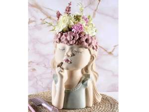 vente en gros vase couronne de fleurs pour fille
