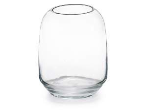 Grossista vaso vetro trasparente