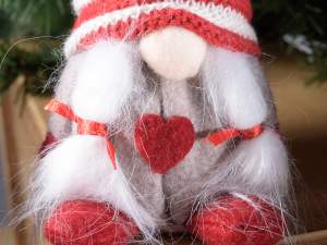 Großhandel Weihnachtsmann Elfen Tuch Herz