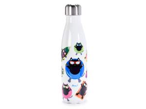 500ml thermal bottle in stainless steel with glossy finish