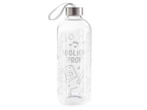 1Lt glass eco-bottle 