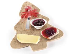 wholesale christmas tree cheese appetizer set