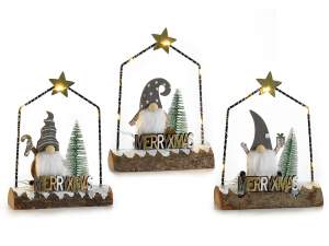 Wholesale wooden Christmas lights decorations