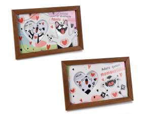 Wholesale dog heart frame photo frame