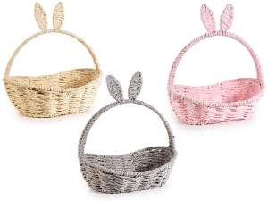 Wholesale Easter rabbit ears basket
