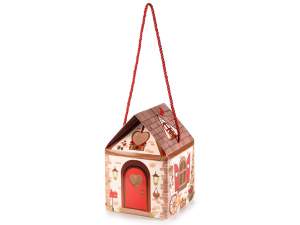 House-shaped paper box with 