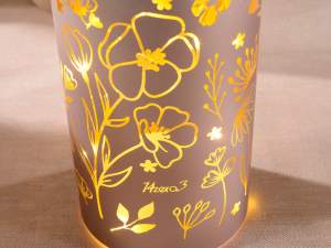 Großhandel Glaslampen mit Blumendekorationen