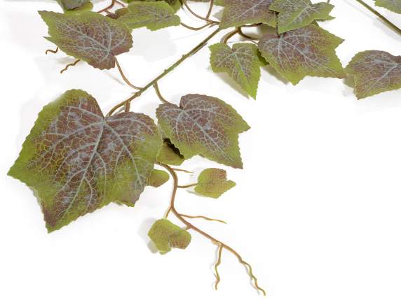 Rama de hojas de hiedra artificial