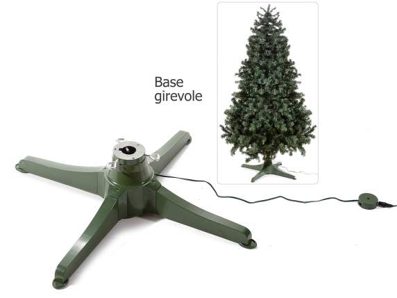 Base de plástico giratoria para árbol de Navidad de hasta 2,
