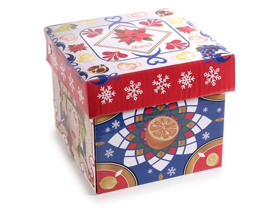 Porzellantasse mit Deckel-Untertasse in Geschenkbox