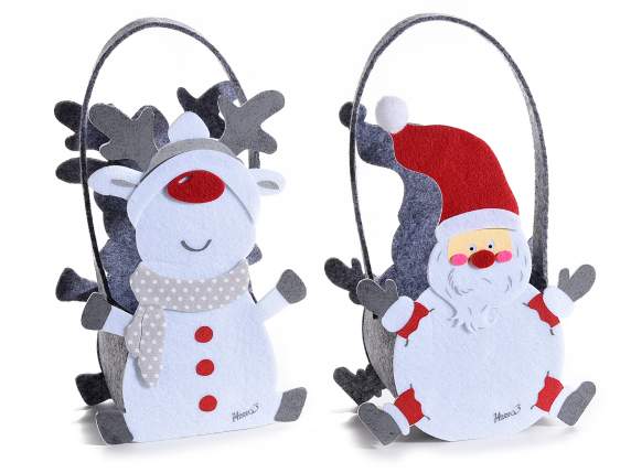 Bolsa de tela con el personaje navideño Snow Holiday