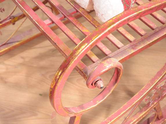 Perii decorative din metal de culoare roșie perii de aur