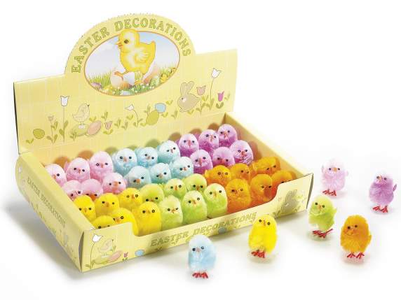 Exhibitor 36 colored and modelable decorative chicks