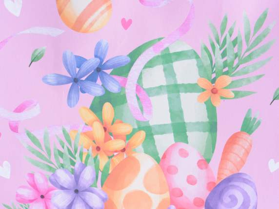 Kleine Papiertüte-Umschlag mit „Frohe Ostern“-Aufdruck