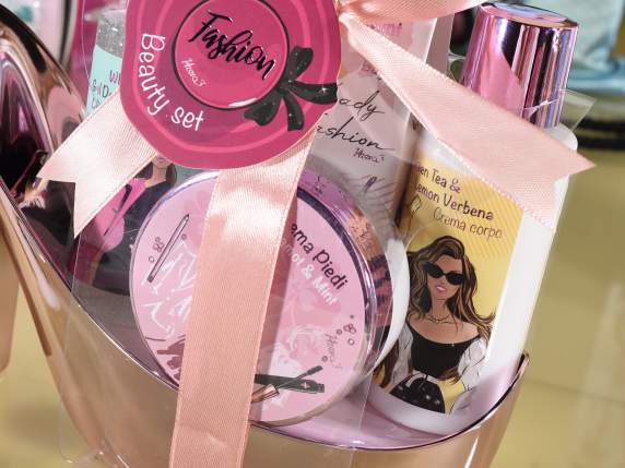 Shoe Tricks gift box with 4 body products