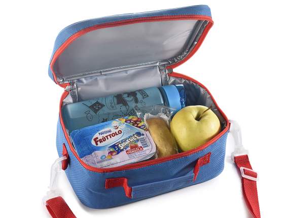 Kühltasche - Lunchtasche mit Fronttasche, Tragegriff und Sch