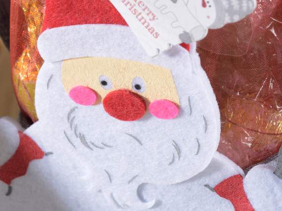 Stoffbeutel mit Weihnachtsfigur Snow Holiday