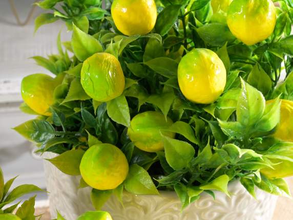Bündel künstliche Zitronen
