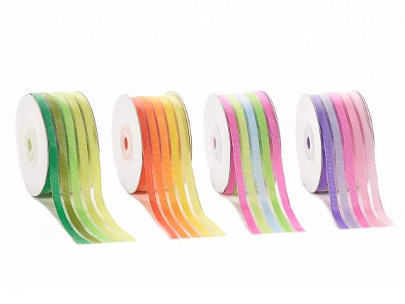 Stoffband in Regenbogenfarben mit formbaren Kanten