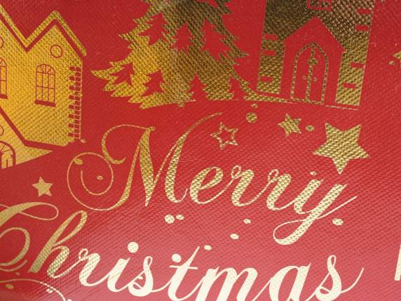 Bolsa de TNT con adornos dorados brillantes Christmas Park
