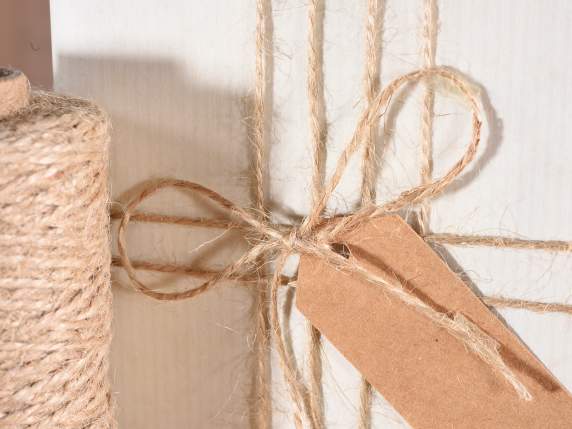 Natural jute twine roll