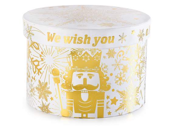 Taza de porcelana con platillo Regal Christmas con caja de