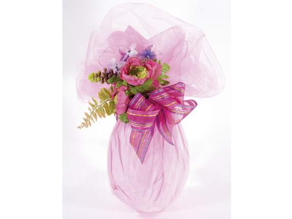 Bouquet de renoncules et fleurs artificielles